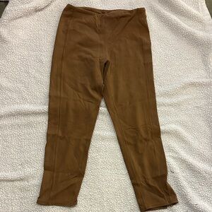 Senita  brown ribbed work pants